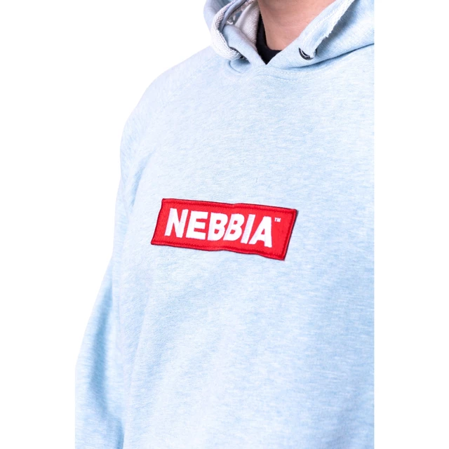 Férfi kapucnis pulóver Nebbia Red Label 149 - Sötétkék