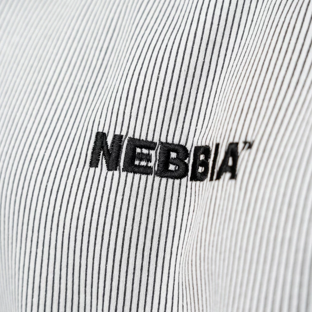 Mikina bez kapuce Nebbia Signature 703 - Light Grey