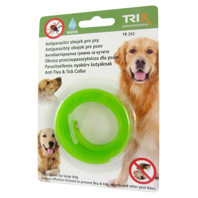 Flea and Tick Dog Collar Trixline TR 262 50cm - Orange