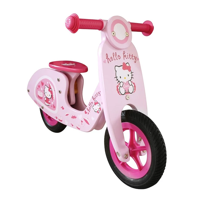 Drewniany rowerek biegowy Hello Kitty