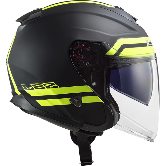 Open Face Motorcycle Helmet LS2 OF521 Infinity Hyper
