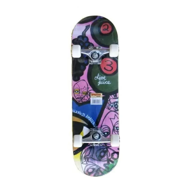Skateboard Spartan Circle Star - Olive Juice Abstract