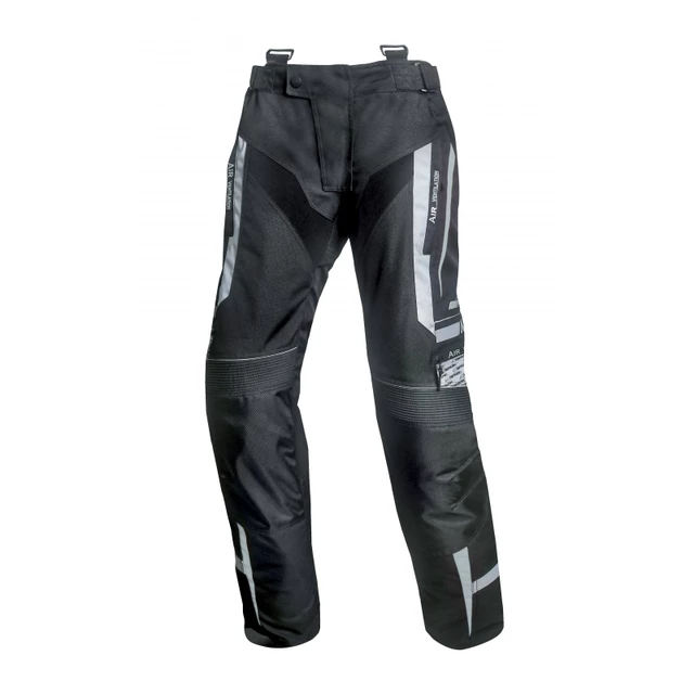 Men’s Textile Motorcycle Pants Spark Mizzen - Black-Fluo - Black-Grey