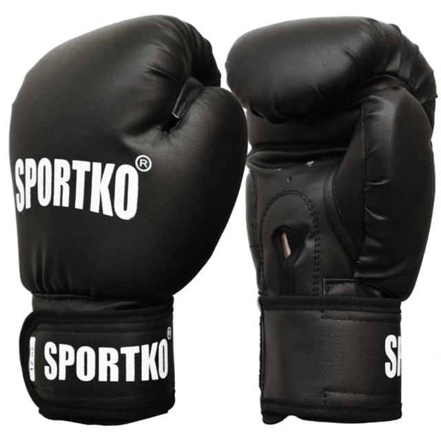 Rękawice bokserskie SportKO PD1 - Czarny - Czarny