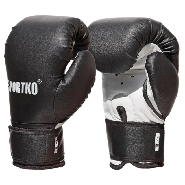 SportKO PD2 Boxhandschuhe - schwarz