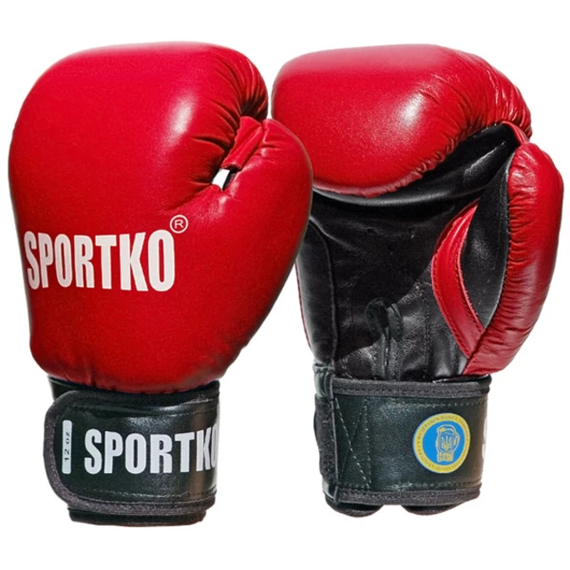 SportKO PK1 Boxhandschuhe - blau - rot