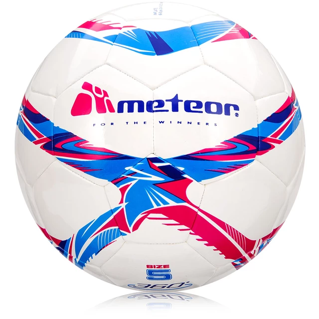 Soccer Ball Meteor 360 Shiny MS White Size 5