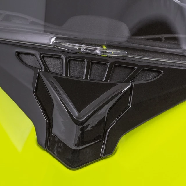Motoros bukósisak Cassida Compress 2.0 Refraction - matt fekete/szürke/sárga fluo