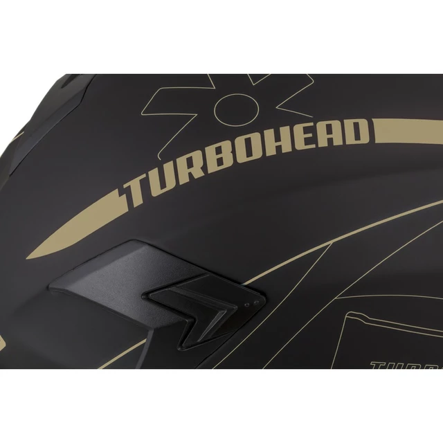 Bukósisak Cassida Integral 3.0 Turbohead - matt fekete/arany