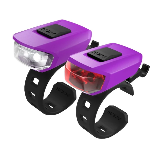 Sada osvětlení Kellys Vega USB - Purple - Purple