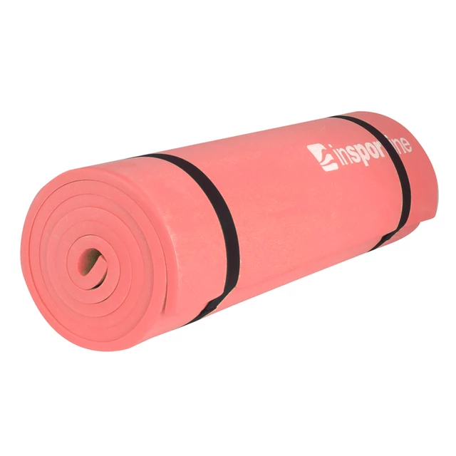 Aerobic szőnyeg inSPORTline EVA 180x50x1 cm - zöld - rózsaszín