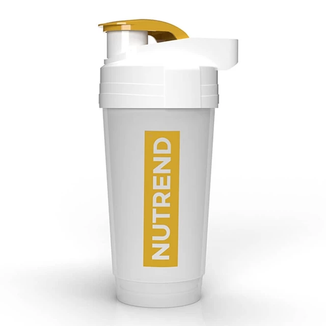 Shaker Nutrend 2021 700 ml - Clear with Gold Logo - Clear with Gold Logo