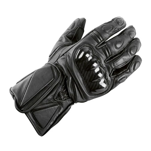 Lederhandschuhe Ozone Ride - schwarz