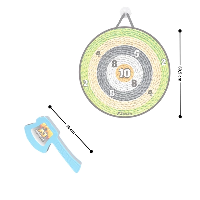 Axtwerfen mit Zielscheibe inSPORTline AGST240
