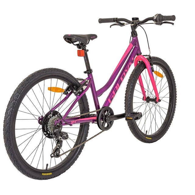 Juniorský dievčenský bicykel Galaxy Ruby 24" - model 2024 - fialová