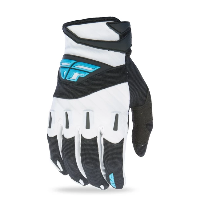 Motocross Gloves Fly Racing F-16 XVII - Black/White