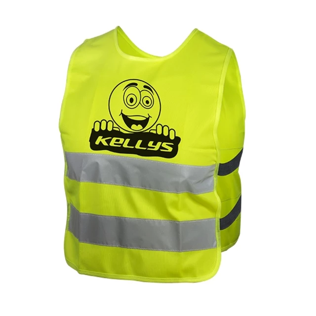 Children’s Reflective Vest Kellys Starlight - Bike, S - Smiley