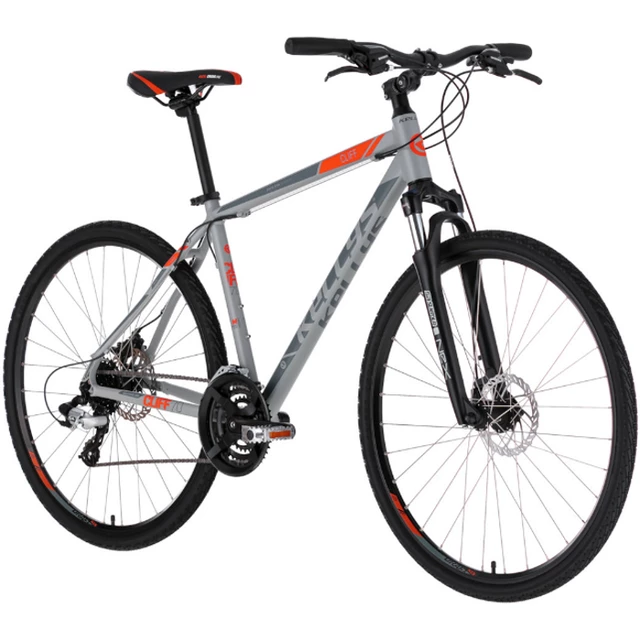 Férfi cross kerékpár KELLYS CLIFF 70 28" - modell 2022 - fekete zöld