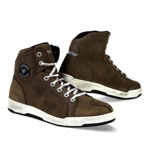 Leather Motorcycle Boots Stylmartin Marshall - Brown - Brown
