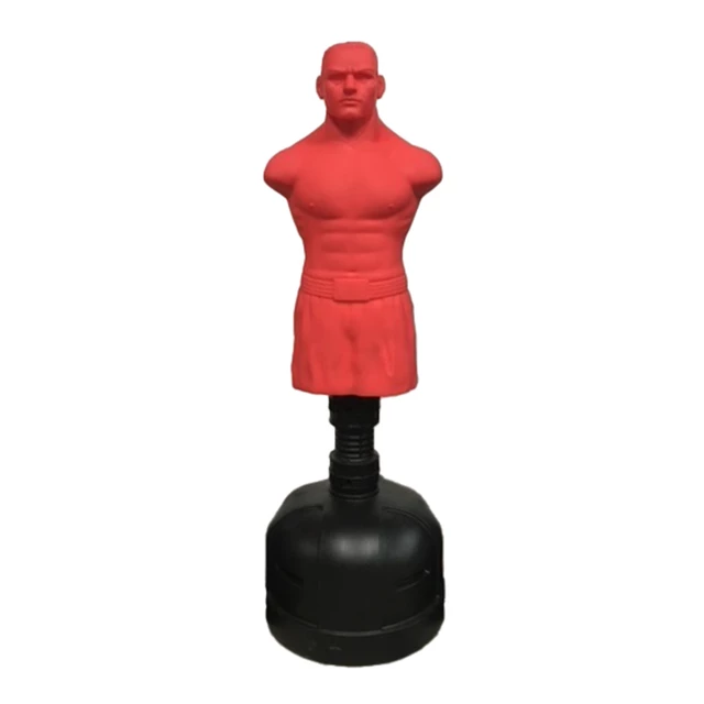 Trenażer bokserski wolnostojący Prosmart TLS-BH 178 cm - Brązowy - Czerwony
