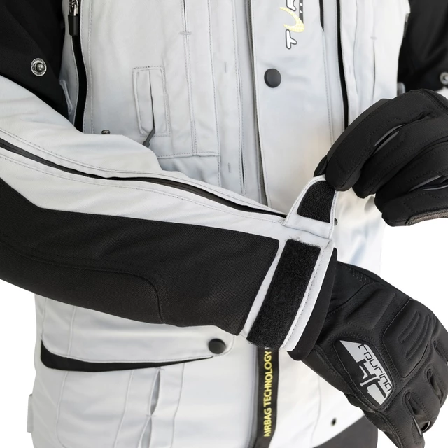 Légzsákos kabát Helite Touring New szürke - világos szürke