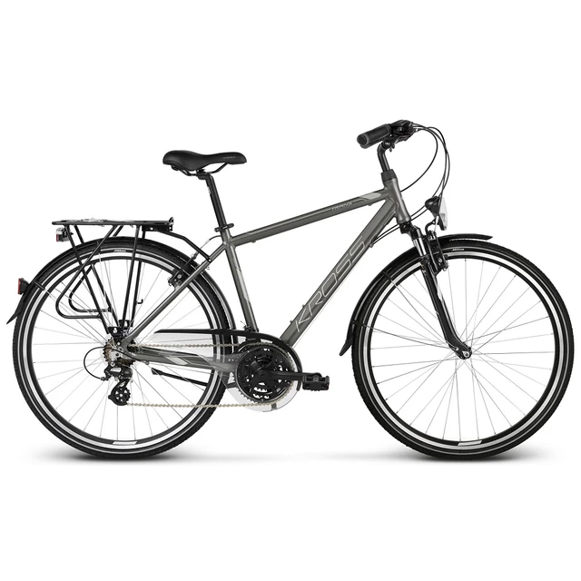 Men’s Trekking Bike Kross Trans 2.0 28” – 2020 - Graphite/Grey/Silver