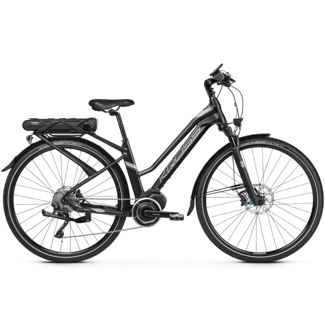 Women’s Trekking E-Bike Kross Trans Hybrid 5.0 28” – 2020 - Black/Graphite Matte