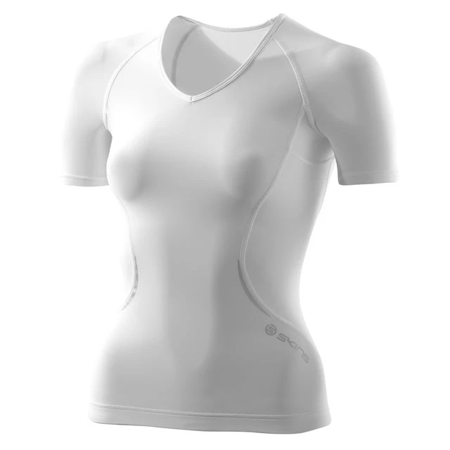 Kompressziós női trikó SKINS - fehér, LH - inSPORTline