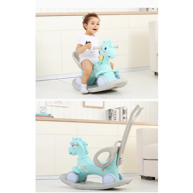 4in1 inSPORTline Mustangino Schaukelpferd und Babywippe