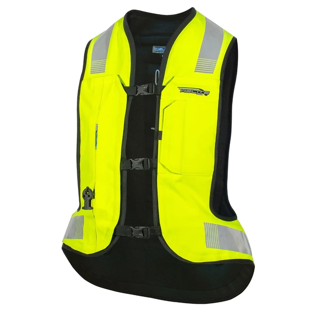 Airbagová vesta Helite Turtle 2 HiVis, mechanická s trhačkou - žlutá - žlutá