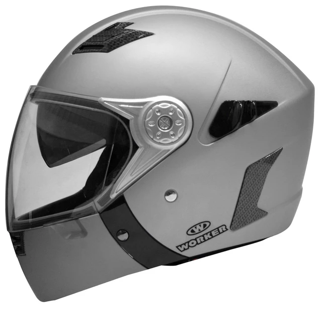 Motorcycle Helmet WORKER V220 - Grey