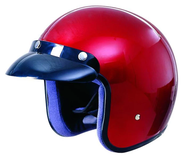 WORKER V500 Motorcycle Helmet - Burgundy