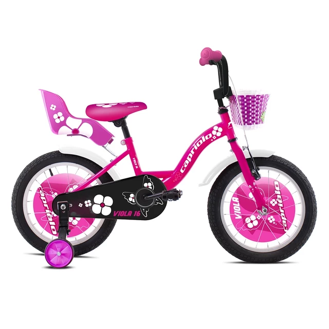 Gyerek kerékpár Capriolo Viola 16" - modell 2020 - rózsaszín