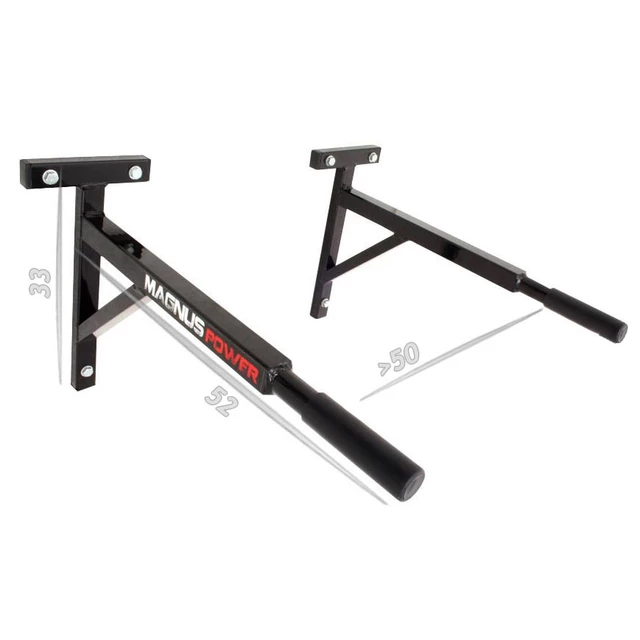 Wall-Mounted Fitness Parallel Bars MAGNUS POWER MP1011