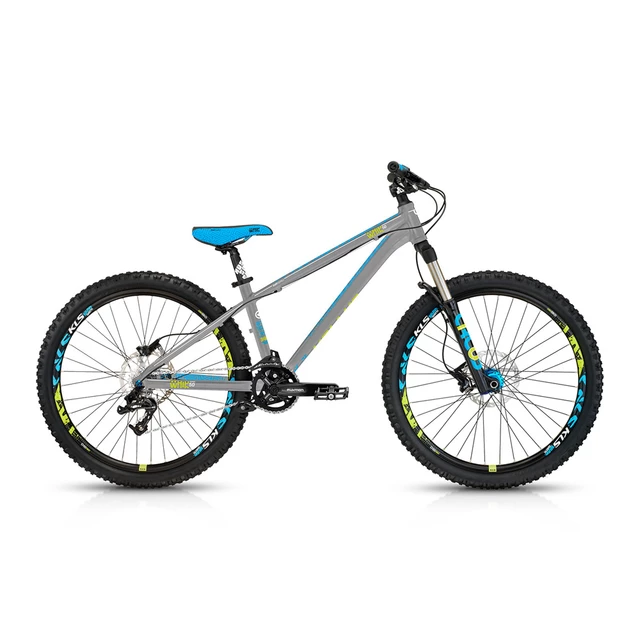 Dirtový bicykel KELLYS Whip 50 - model 2015 - šedo-modrá