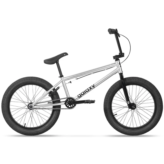 BMX kerékpár Galaxy Whip 20" 8.0 - szürke - ezüst