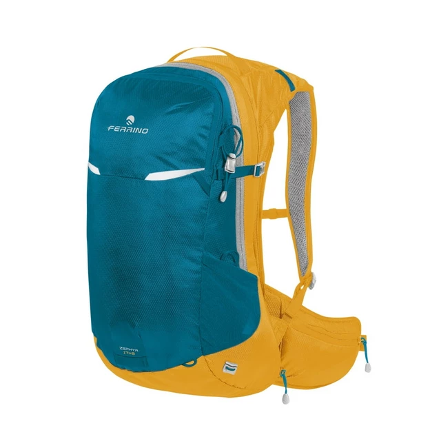 Plecak turystyczny, do biegania FERRINO Zephyr 17+3l SS23 - Zielony - Niebieski