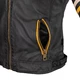 Women’s Leather Motorcycle Jacket W-TEC Traction Lady - Black
