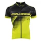 Cyklistický dres Crussis CSW-046 - čierna-fluo žltá - čierna-fluo žltá