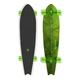 Deskorolka Longboard Street Surfing Fishtail - The Leaf 42" - Zielony truck