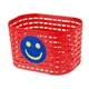 Detský plastový predný košík M-Wave P Children's Basket - ružová - červená