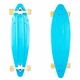 Kunststoff-Longboard WORKER Pike 36" mit leuchtenden Rädern - grün - blau