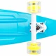 Műanyag longboard WORKER Pike 36" világító kerekekkel - zöld