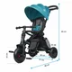 Three-Wheel Stroller w/ Tow Bar Coccolle Alegra - Magenta