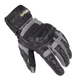 Winter Leather/Textile Moto Gloves W-TEC NF-4070 - Grey-Black