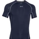 Men’s Compression T-Shirt Under Armour HG Armour SS - Red - Midnight Navy