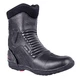Leather Moto Boots W-TEC Benkoff - Black - Black