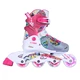 Action Doly Kinder Inline-Skates mit leuchtenden Rollen , verstellbar - rosa - rosa