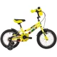 Rower dziecięcy DHS Speedy 1403 14" - 7.0 - Niebieski - Zielony żółty