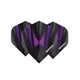 Dart Flights Winmau Prism Alpha - Grey-Black - Purple-Black